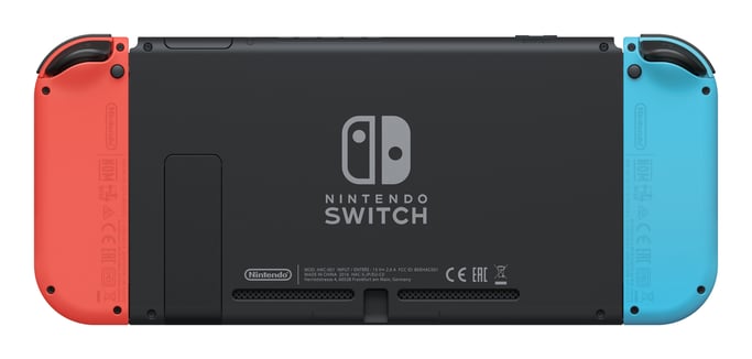 Switch (OLED) Neon 64 GB - Consola de juegos portátil 17,8 cm (7'') Pantalla táctil Wifi, Azul, Rojo