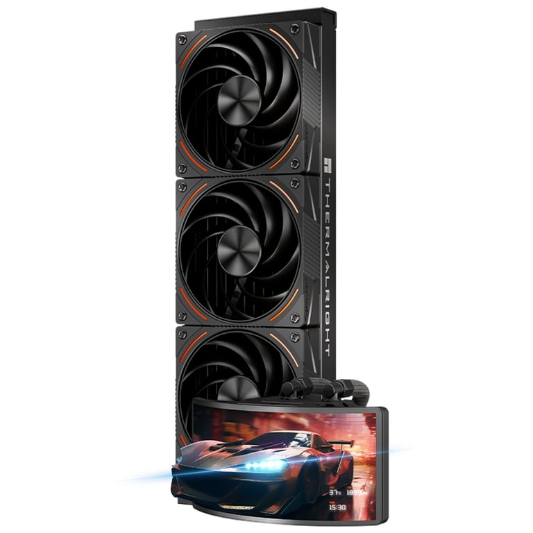 Thermalright Refrigeración Líquida RAINVIS36T-BK 360mm 3 Ventiladores ARGB Écran IPS