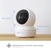 EZVIZ Camera Wifi Interieur C6N 4MP Motorisee P&T 360° 4MP/2K 2.4Ghz Suivi et Détection de mouvement Vision Nocturne 10m Suivi intelligent CS-C6N-D0-8B4WF