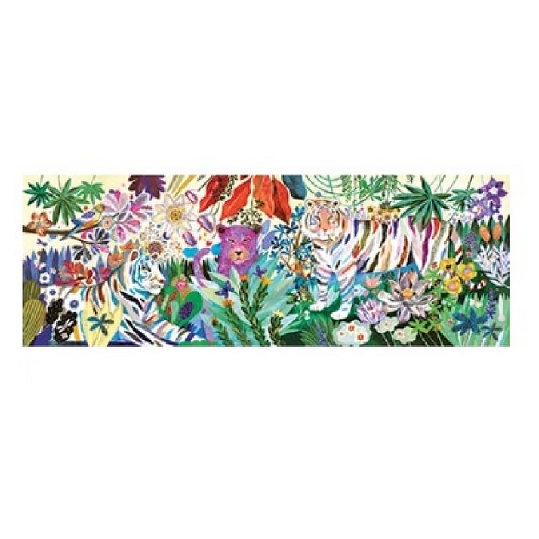 Puzzle enfant Djeco Rainbow Tigers 1000 pièces - vue 2