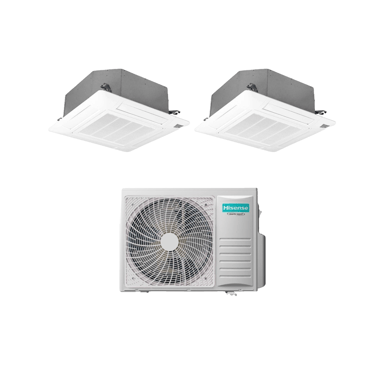 Climatiseur Hisense dual split inverter a cassetta 12000 BTU R-32