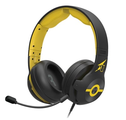 Hori Pikachu Cool Casque Avec fil Arceau Jouer Noir, Jaune