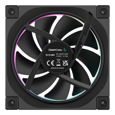 DeepCool FL12-3 in 1 Carcasa del ordenador Ventilador 12 cm Negro 3 pieza(s)