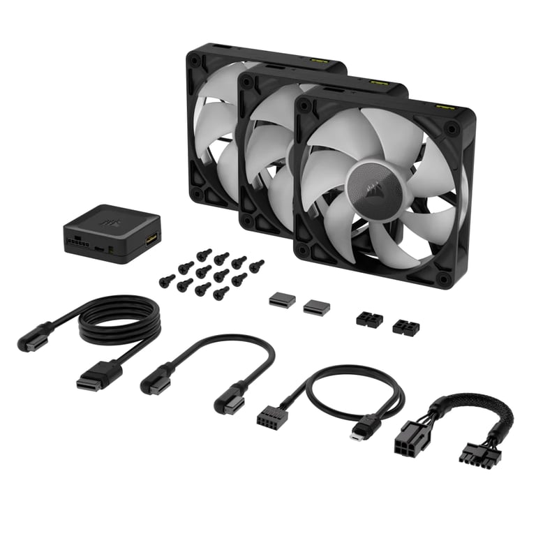 Corsair iCUE LINK RX120 RGB Boitier PC Ventilateur 12 cm Noir 3 pièce(s) - Neuf