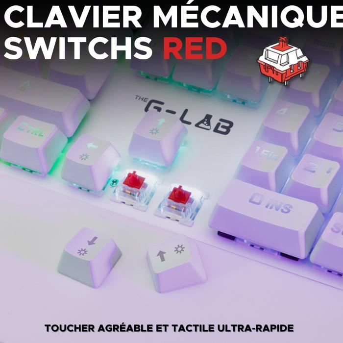 Clavier mécanique RGB Switch Repose poignet magnétique - vue 10