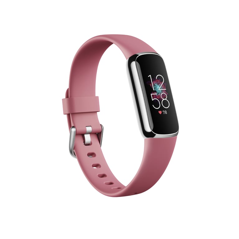 Fitbit Luxe AMOLED Bracelet connecté Rose, Platine - Fitbit