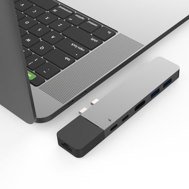 HYPER NET USB-C Hub MacBookPro - Gris