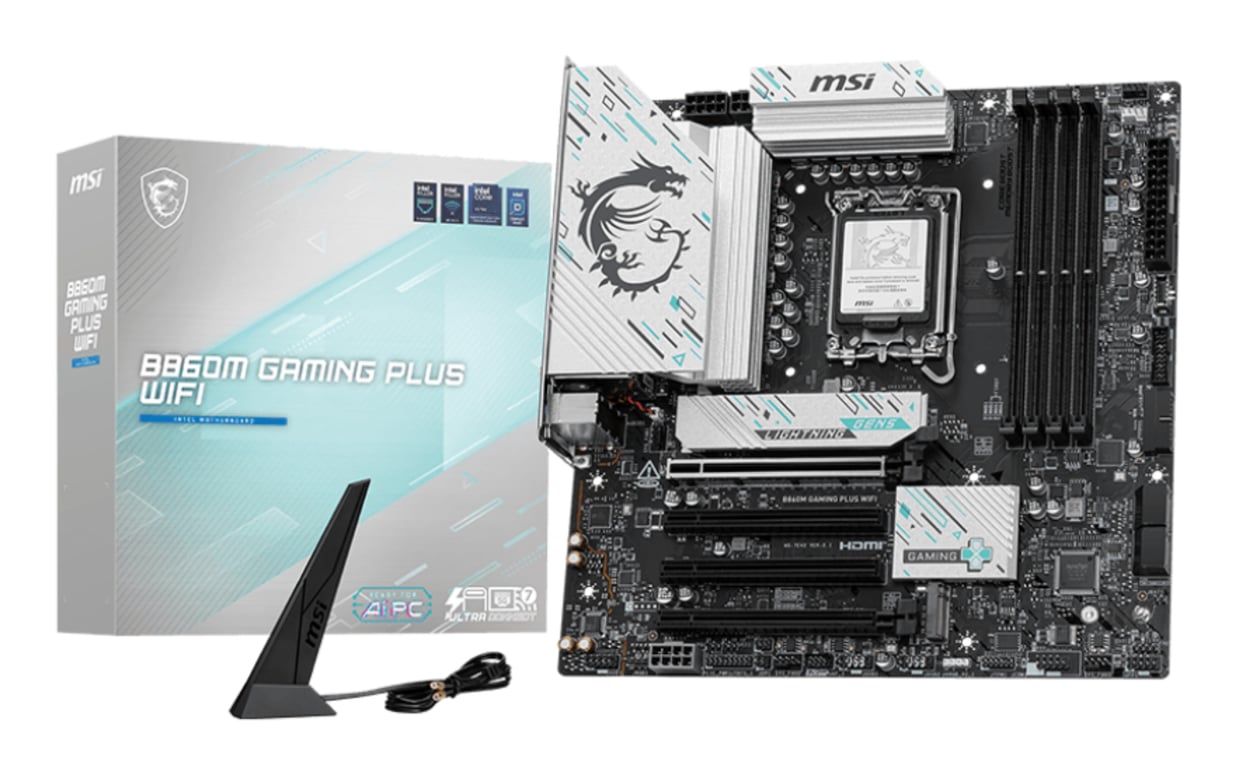 MSI B860M GAMING PLUS WIFI - vue 2