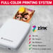 AGFA PHOTO Mini P.2 - Stampante fotografica istantanea Zink portatile - Stampa facile e veloce - Stampante fotografica portatile senza inchiostro da 75 x 50 mm per smartphone e tablet - Bianco