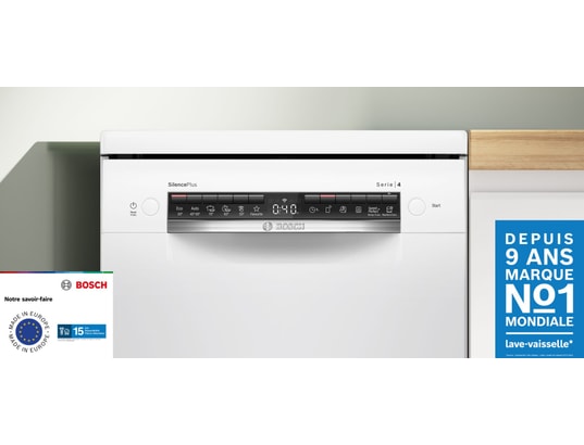 Lave-Vaisselle Bosch SPS4EMW17E – 10 Couverts, 44 dB, 6 Programmes, Home Connect - vue 6