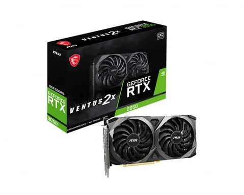 MSI VENTUS GeForce RTX 3050 2X 8G OC NVIDIA 8 Go GDDR6
