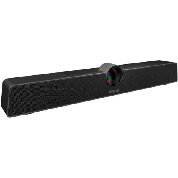 Barre de conférence IIYAMA tout-en-un caméra 12MP microphone à 6 éléments un HP 8W- champ de vision 120 degrés / UC CAM120ULB-1 - Neuf