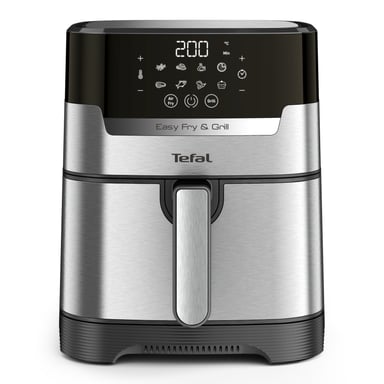 Tefal Easy Fry & Grill EY505D Unique 4,2 L Autonome 1550 W Friteuse d'air chaud Acier inoxydable