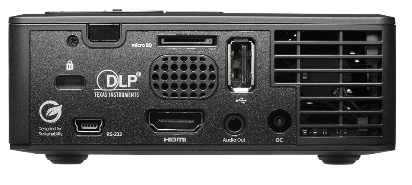 Optoma ML750i Projecteur DLP LED 3D 700 lumens WXGA 1280 x 800 16:10 - vue 4