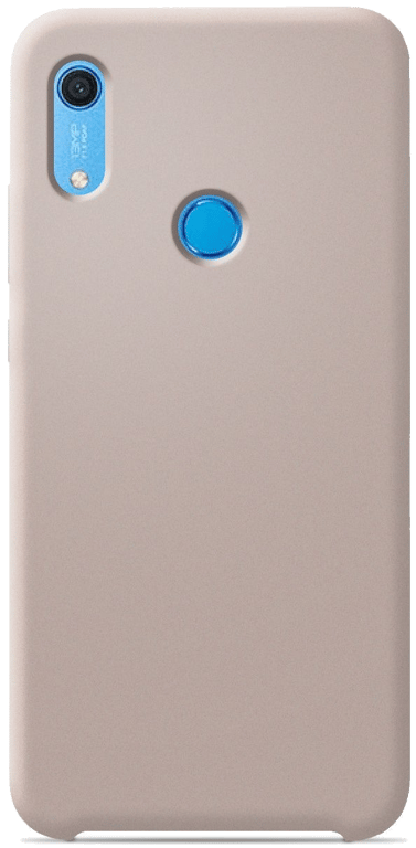 Coque silicone unie compatible Soft Touch Sable rosé Huawei Y6S