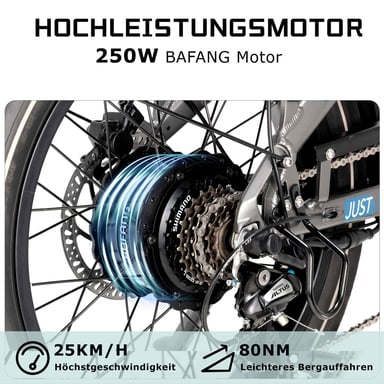 Vélo électrique adulte JOBOBIKE Romer Pro 20 pouces 250 W 48 V 15 Ah