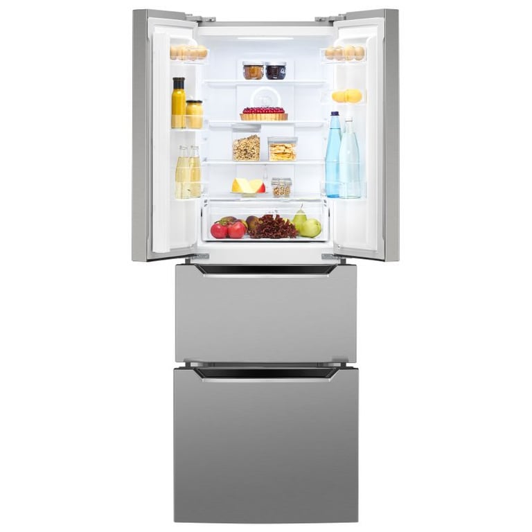 Réfrigérateur et congélateur Inox Bomann KG7361 Inox - vue 3