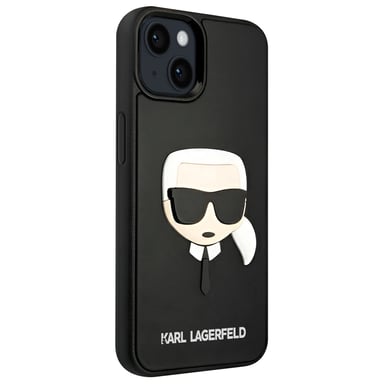 Karl Lagerfeld Funda para Apple iPhone 14 Plus Karl's Head Negro