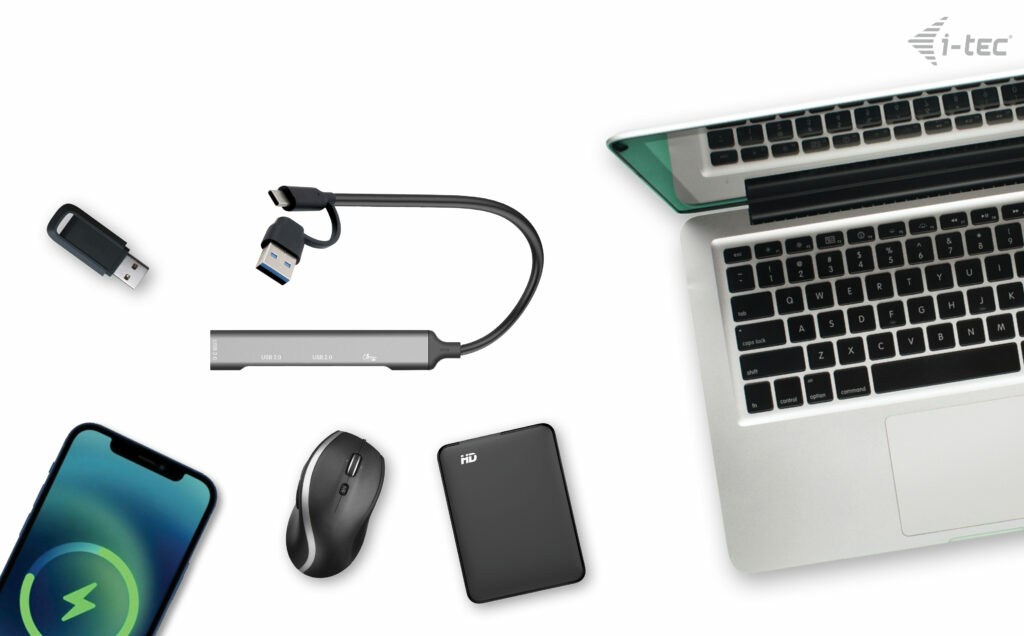 i tec USB CUSB A Metal HUB 1x USB 3.0 + 3x USB 2.0 Neuf - vue 3