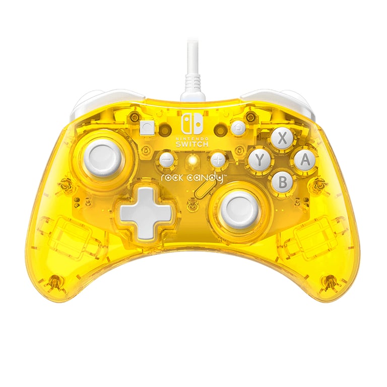 PDP Rock Candy Jaune USB Manette de jeu Nintendo Switch Neuf