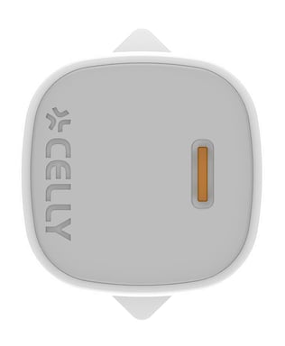 Celly UPTC1USBC45WWH cargador de dispositivo móvil Smartphone, Tableta Blanco Corriente alterna Carga rápida Interior