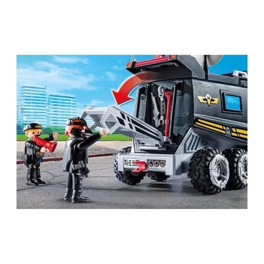 PLAYMOBIL 9360 - City Action - Camión de policía con sirena y faro intermitente - Nuevo para 2019