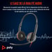 POLY Blackwire 3220 cuffie stereo USB-C + adattatore USB-C/A
