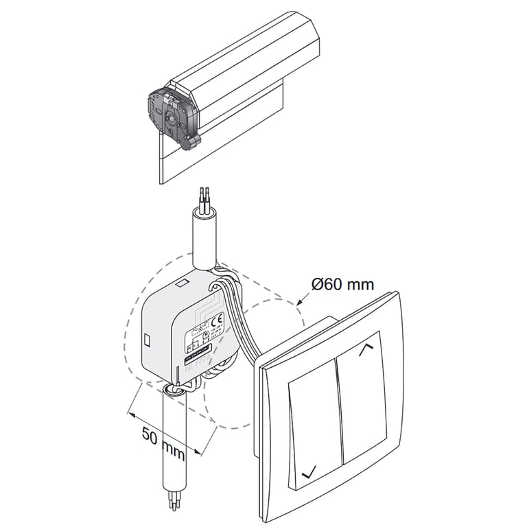 Somfy Micro récepteur pour volet roulant motorisé Neuf - vue 2