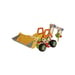 HEROS Constructor Chargeuse sur pneus 6-en-1 Kit bois 140 pièces FSC Hêtre Allemagne 5 ans Multicolore