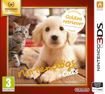 Nintendo NINTENDOGS CATS GOLDEN 3DS
