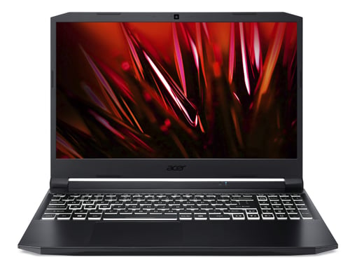 Acer Nitro 5 AN515-45-R3Y3 AMD Ryzen™ 7 5800H Ordinateur portable 39,6 cm (15.6'') Full HD 16 Go DDR4-SDRAM 1,26 To HDD+SSD NVIDIA GeForce RTX 3070 Wi-Fi 6 (802.11ax) Windows 10 Home Noir