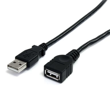 StarTech.com Cable de 91cm de Extensión USB 2.0 - Alargador USB A Macho a Hembra - Extensor