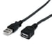 StarTech.com Cable de 91cm de Extensión USB 2.0 - Alargador USB A Macho a Hembra - Extensor