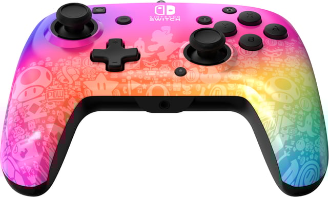 PDP Manette filaire REMATCH: Star Spectrum Pour Nintendo Switch, Nintendo Switch - Modèle OLED