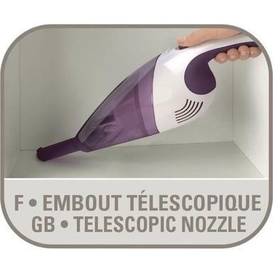 Rowenta Extenso AC2320 aspirapolvere senza sacco viola, bianco