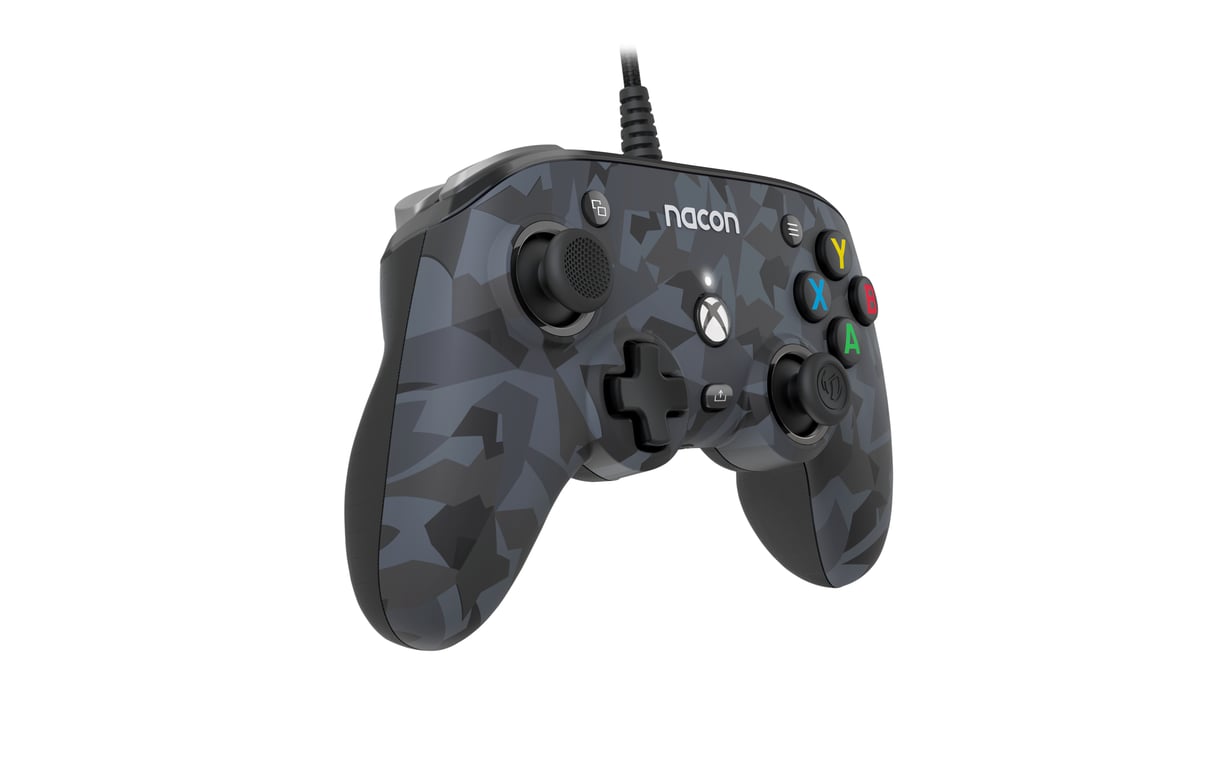 NACON Camo Pro Compact Controller Noir, Gris USB Manette de jeu Analogique/Numérique PC, Xbox One, Xbox One S, Xbox One X, Xbox Series S, Xbox Series X