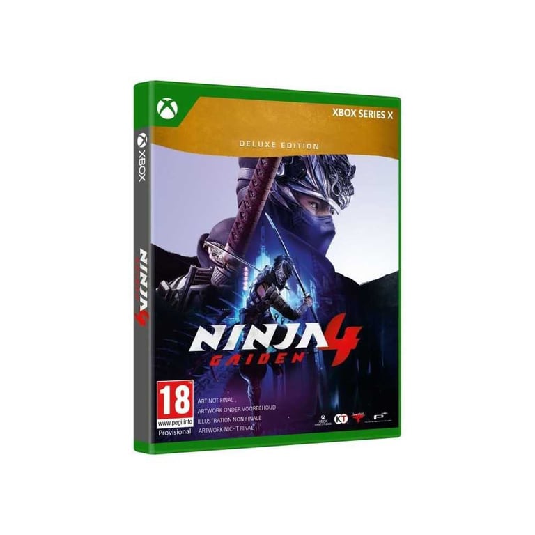 Jeu Xbox Microsoft Ninja Gaiden 4 Édition Deluxe 4K PEGI 18 Noir/Doré - Neuf