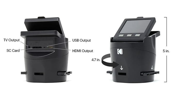 Scanza Escáner digital de películas y diapositivas Kodak