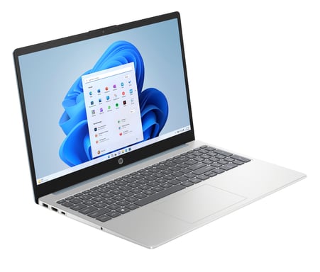 HP 15-fc0102nf AMD Ryzen™ 7 7730U Portátil 39,6 cm (15.6'') Full HD 16 GB DDR4-SDRAM 512 GB SSD Wi-Fi 6 (802.11ax) Windows 11 Home Plata