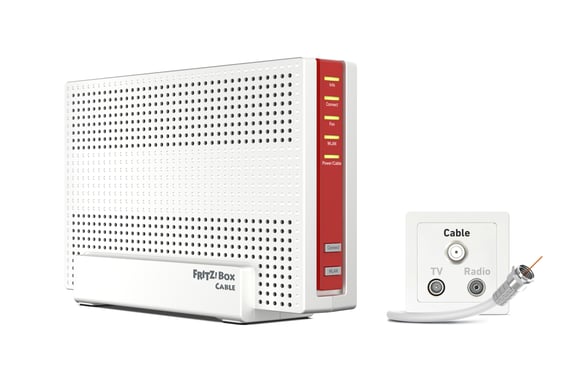 Box FRITZ! 6690 routeur sans fil Gigabit Ethernet Bi-bande (2,4 GHz / 5 GHz) Blanc