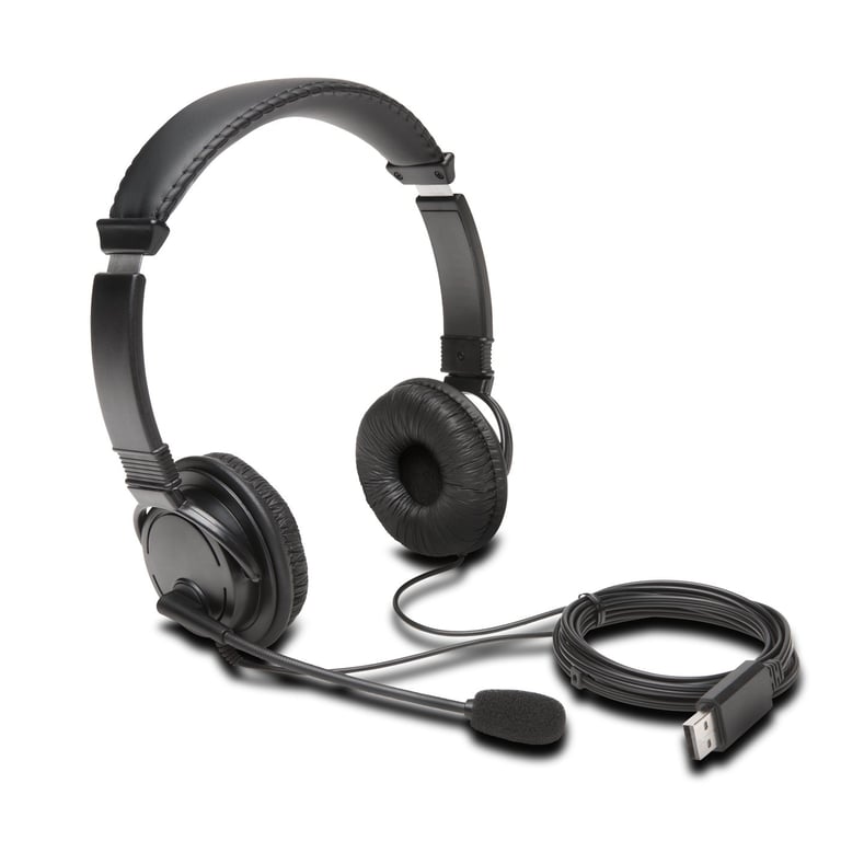 Kensington USB Hi Fi Headphones with Mic - vue 4