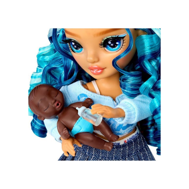 Junior High Babysitters – Skyler Poupée 23 cm Bébé Poussette Couffin Biberon Peigne Tenue et Accessoires - vue 5