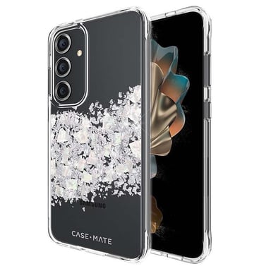 Coque pour Galaxy S24 Plus Décoré de Nacre Protection Fin Élégant Transparent