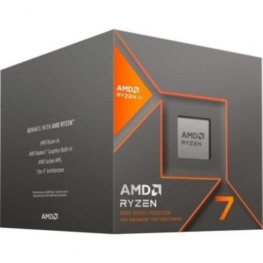 AMD Ryzen 7 Processeur Radeon Graphique Intégré Ryzen AI 8 Cœurs16 Threads DTP Socket AM5 Cache 24MO jusqu'à 5.1Ghz Fréquence Boost Ventilateur Wraith Stealth - vue 5