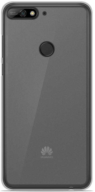 Coque silicone unie compatible Transparent Huawei Y7 2018