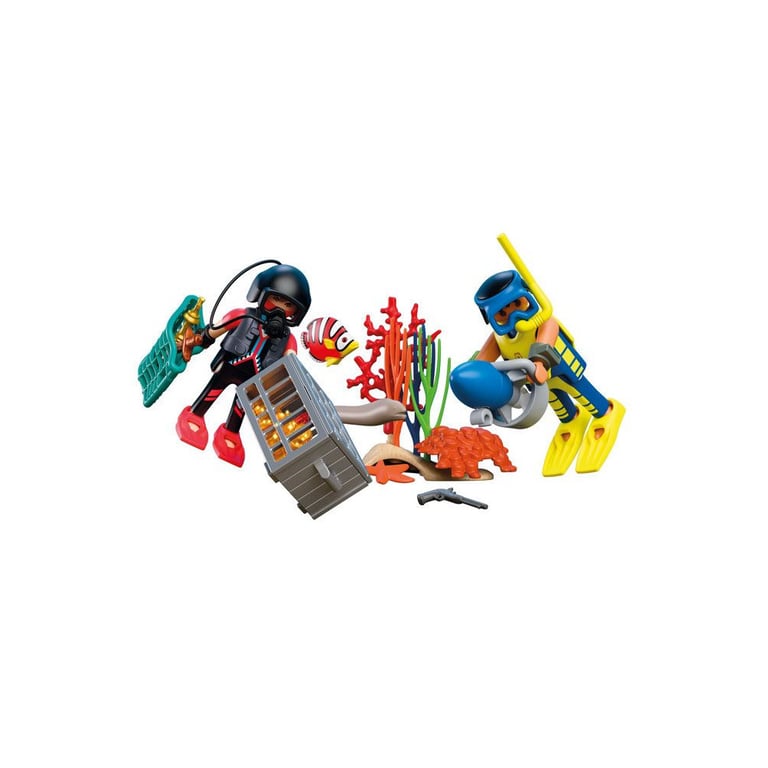 Playmobil Policiers plongeurs et trésor - vue 4