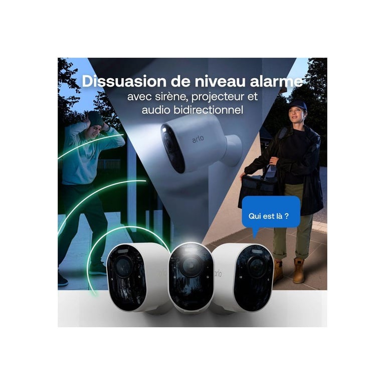 Camera de securite Arlo Pro 6 2K+ Kit de 2 cameras - vue 5