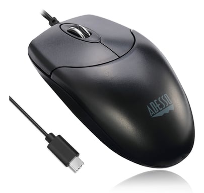 Adesso iMouse M6C-TAA ratón Oficina Ambidextro USB Tipo C Óptico 1200 DPI