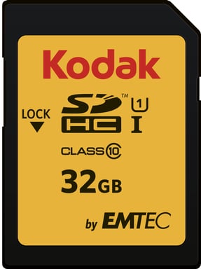 KODAK - Tarjeta de memoria SDHC Ultra High Speed - 32 GB