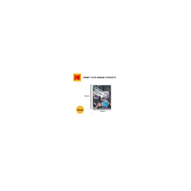 Carta fotografica magnetica KODAK - Confezione da 5 fogli di carta fotografica - Formato 10 x 15 cm - Compatibile con stampanti a getto d'inchiostro